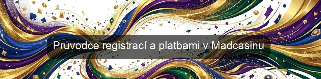 Průvodce registrací a platbami v Madcasinu Průvodce registrací a platbami v Madcasinu